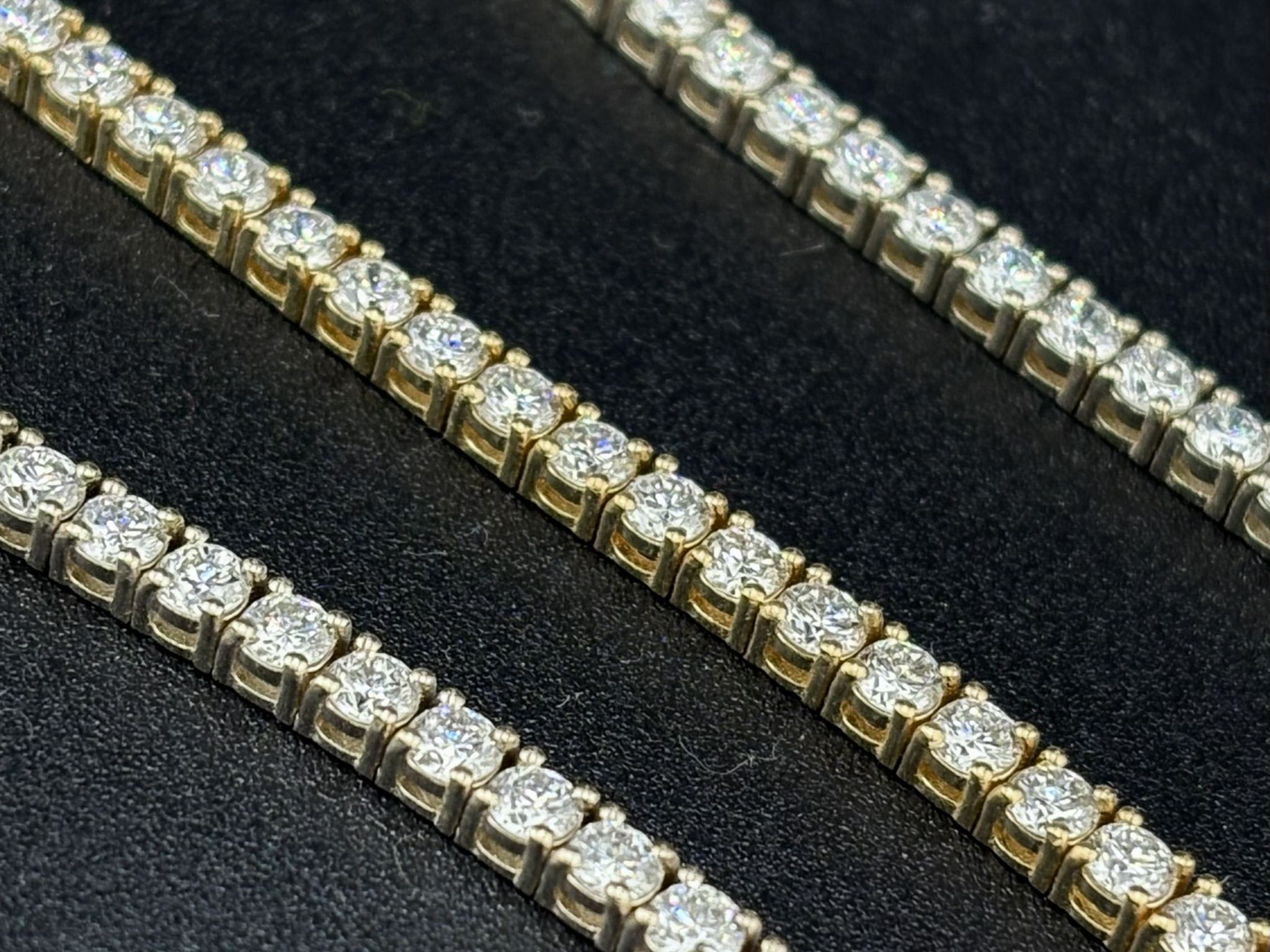 Diamond rivière necklace, set — SKJ Serti workshop, Antwerp